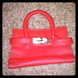 Mini red purse